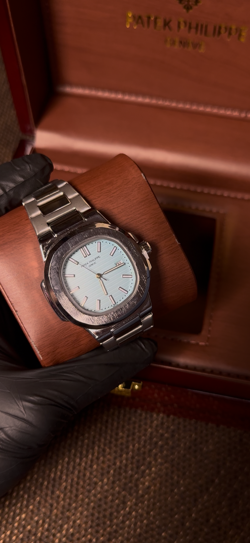 Patek philipe nautilus silver tiffany