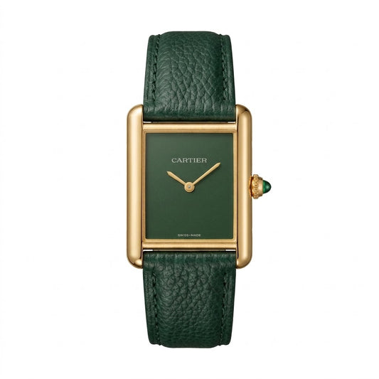 Cartier tank High grade | royal green gold