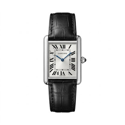 Cartier tank | black white roman dial