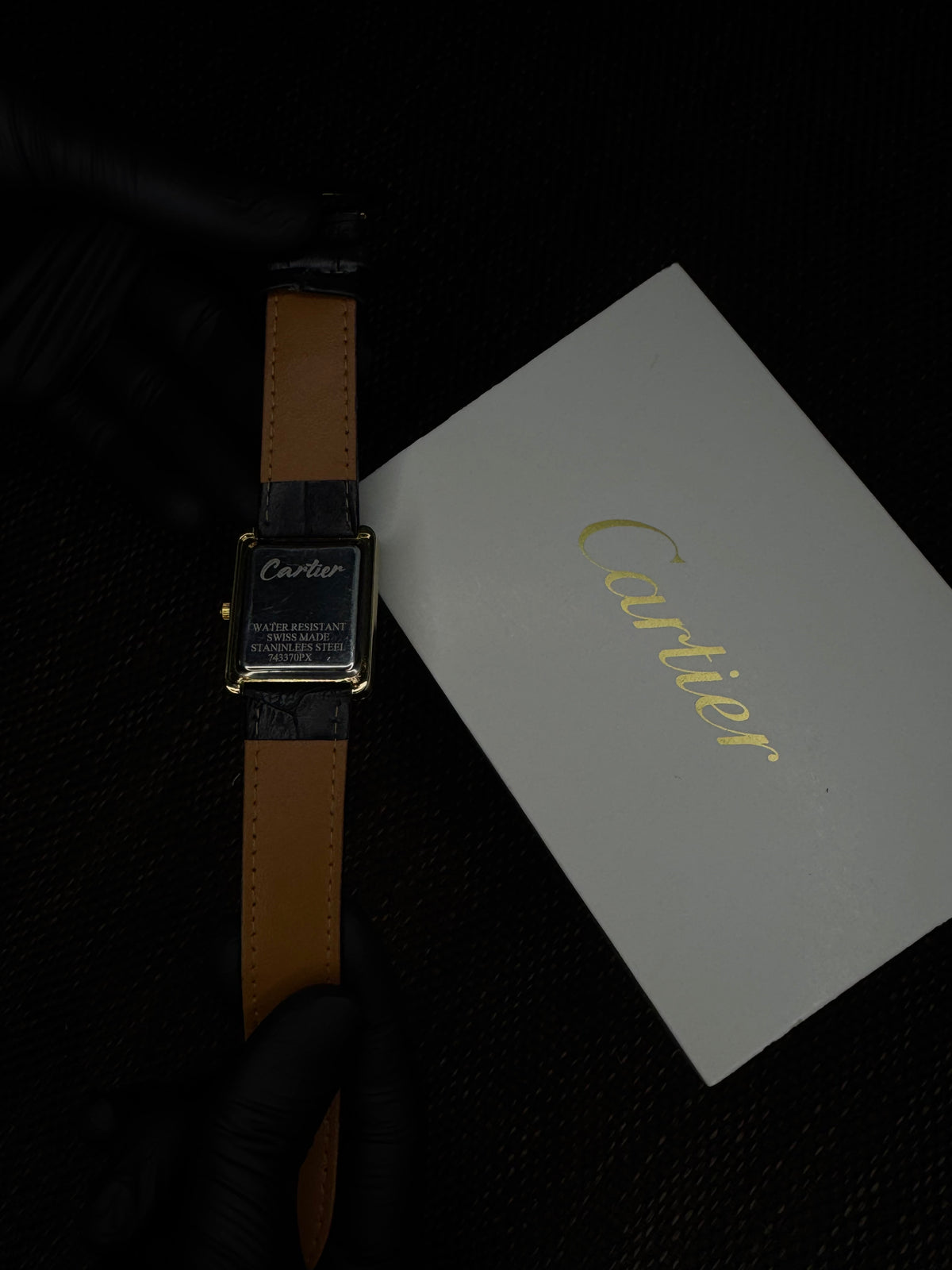 Cartier tank High grade | royal green gold