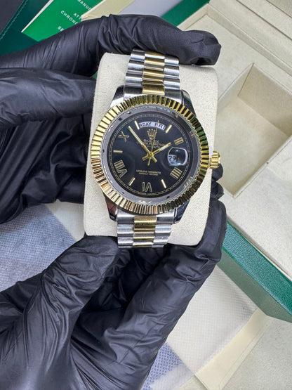 Rolex oyster perpetual 
| two tune silver gold |high grade