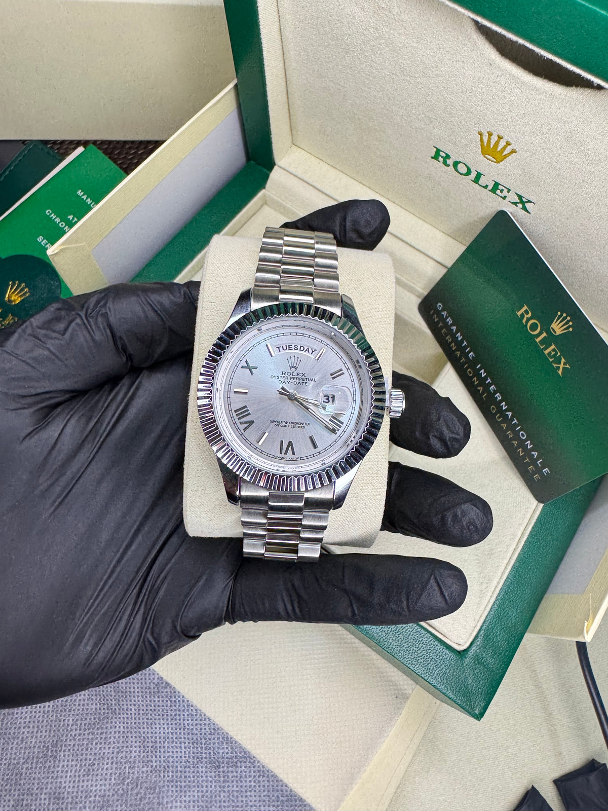 Rolex grey | roman dial