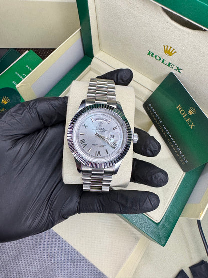 Rolex grey | roman dial