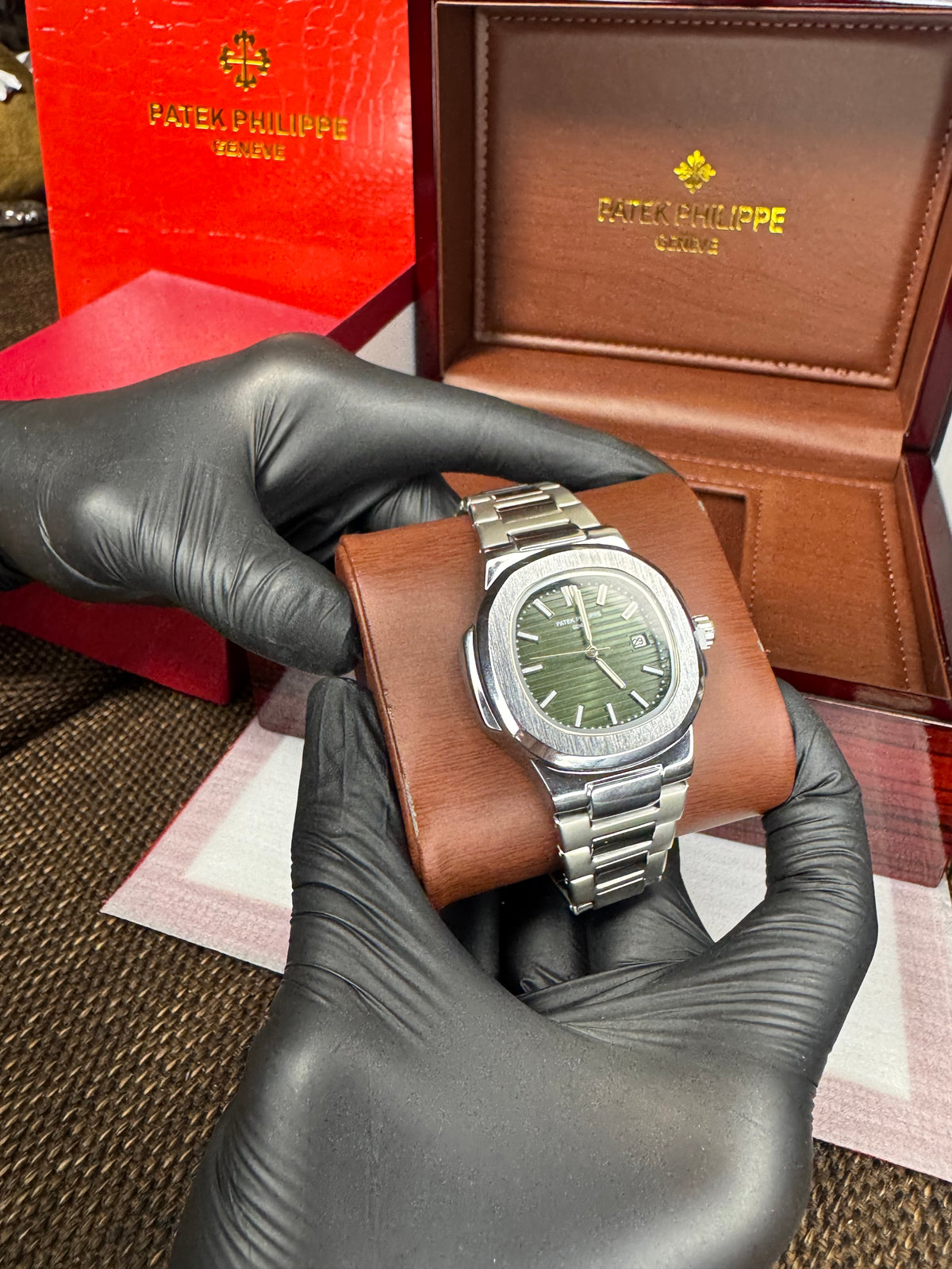 Patek philipe  silver green