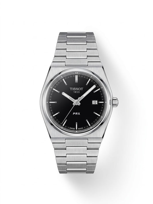Tissot PRX 1853 | Silver black