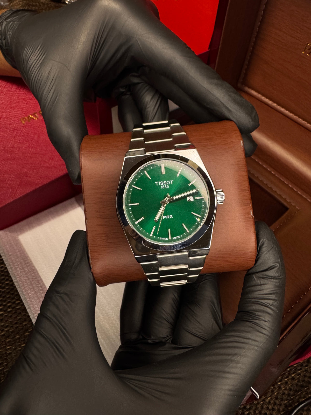 Tissot PRX 1853 | Silver green