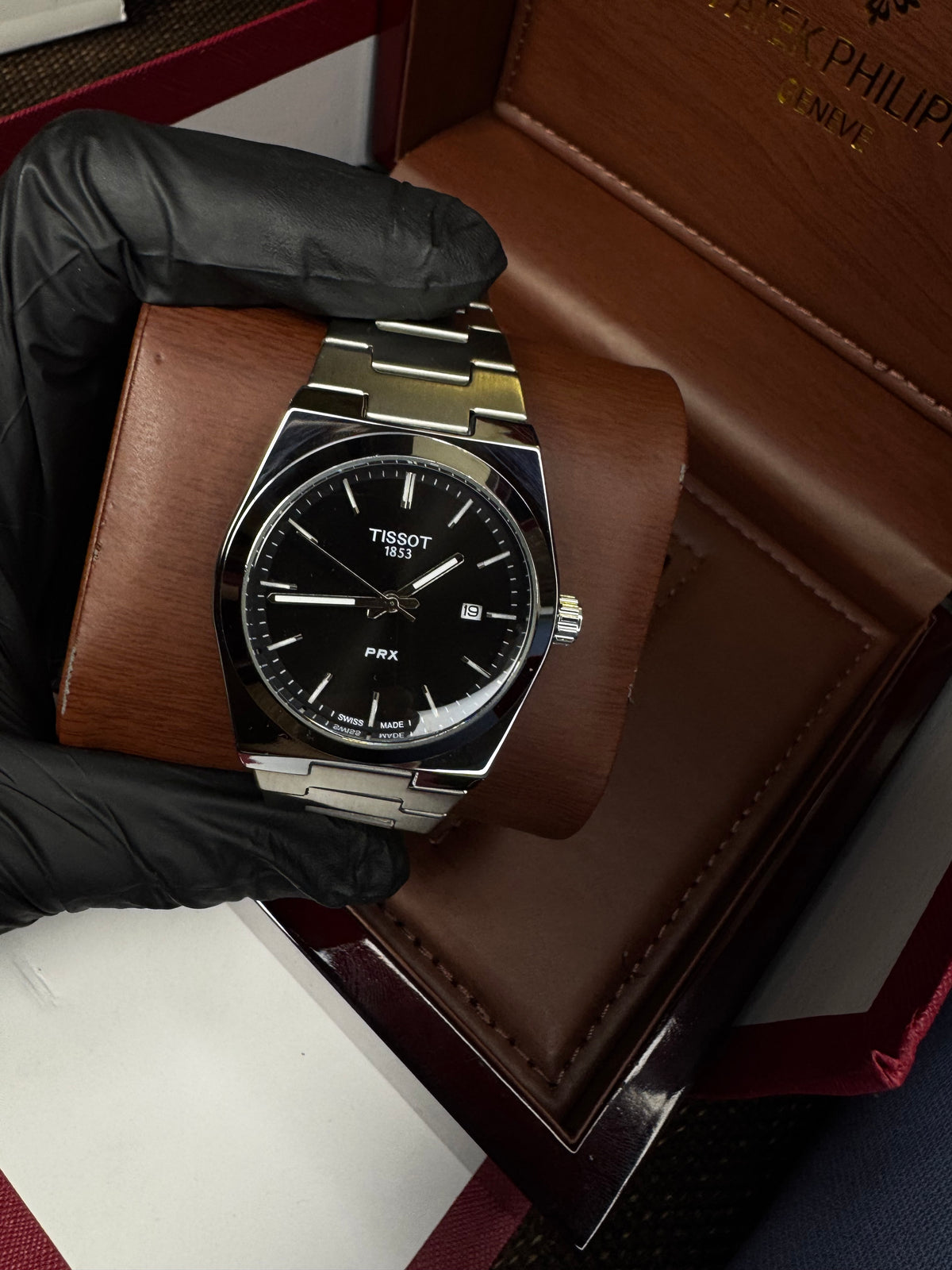Tissot PRX 1853 | Silver black