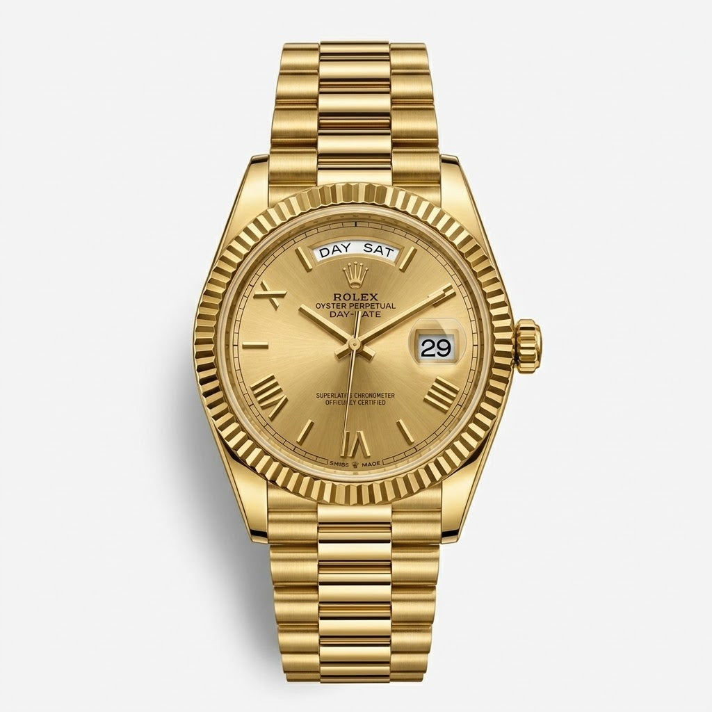 Rolex oyster perpetual | pure gold | high grade