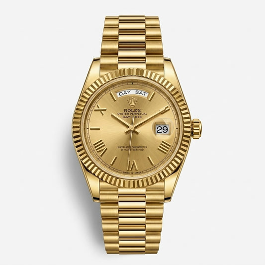 Rolex oyster perpetual | pure gold | high grade